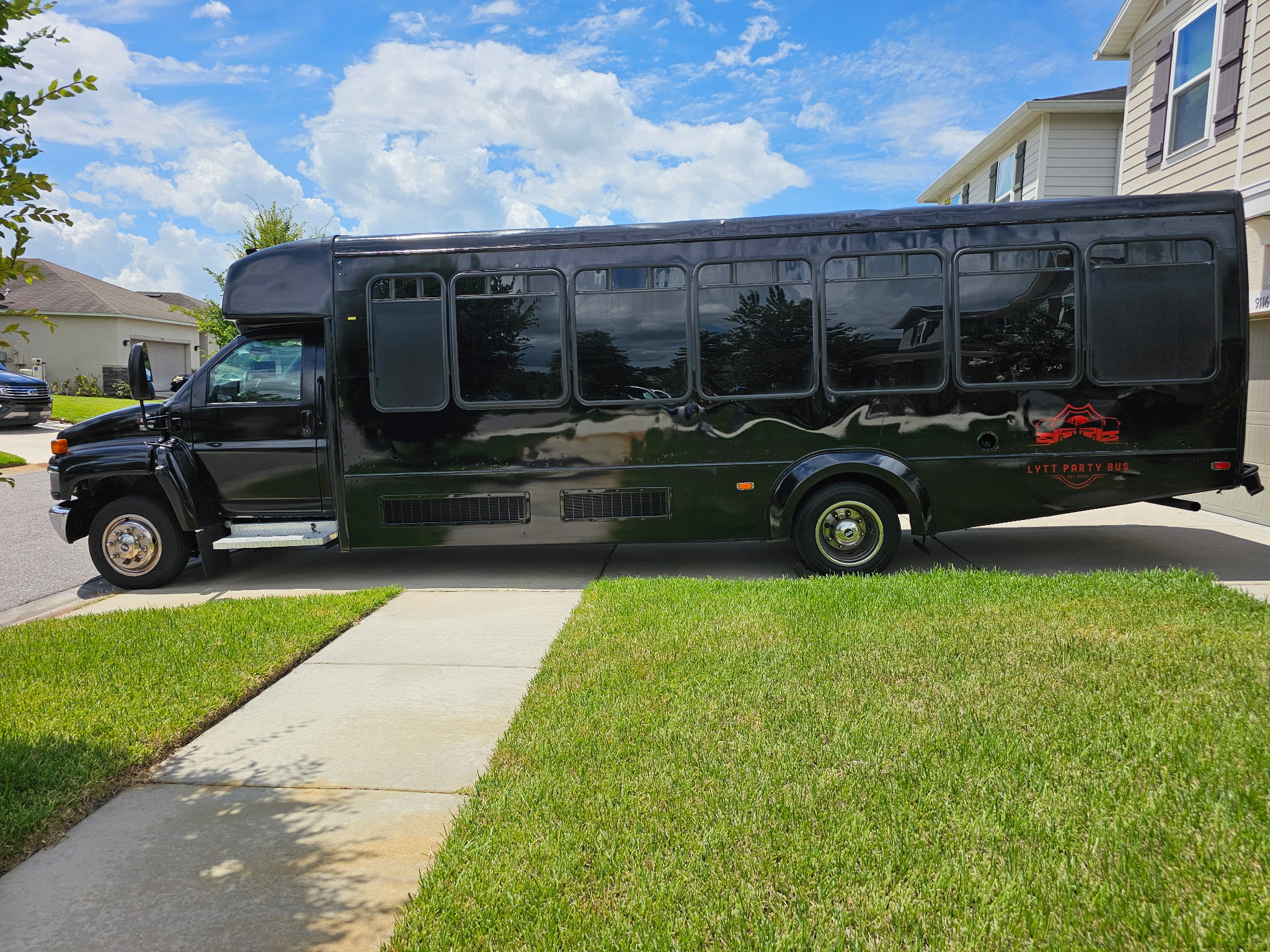 LYTT party bus outside